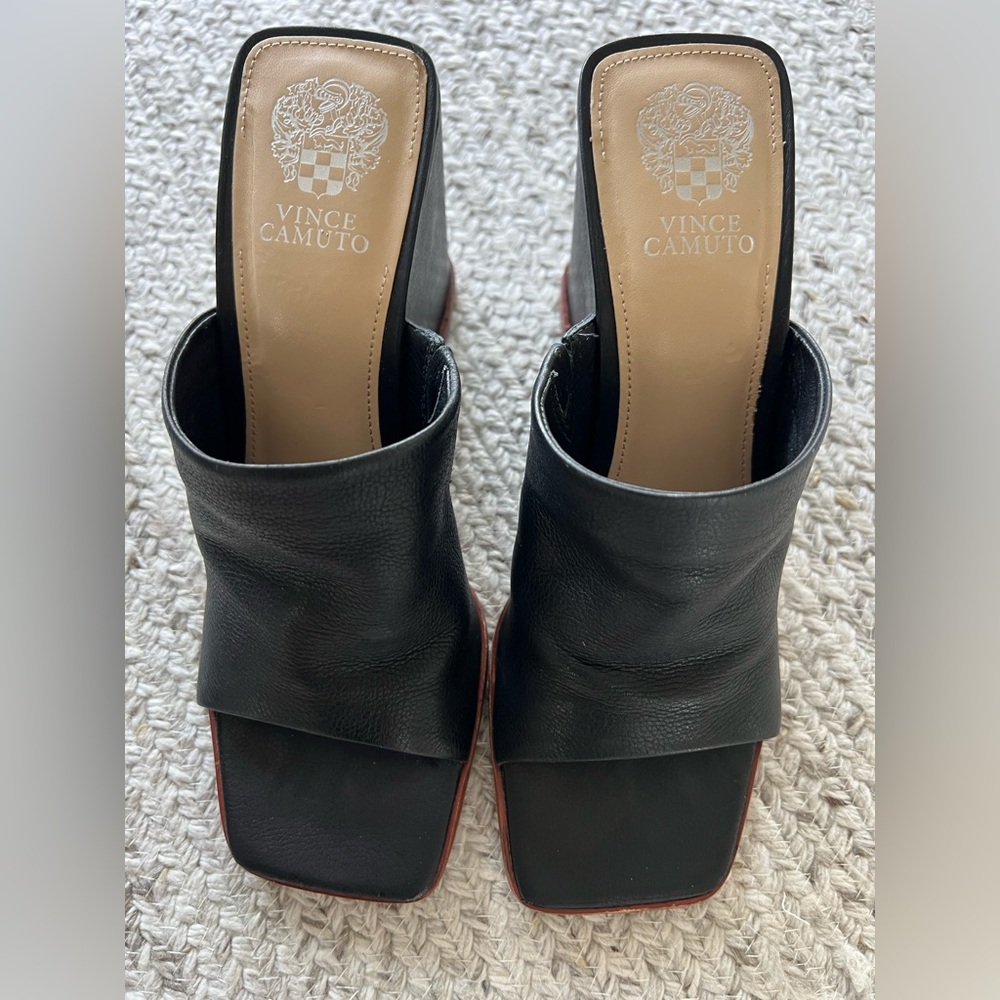 Vince Camuto Leather Mules - Picture 4 of 6